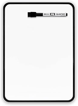 Quartet Vinyl Frame Magnetic Dry-Erase Board - 9'' x 12